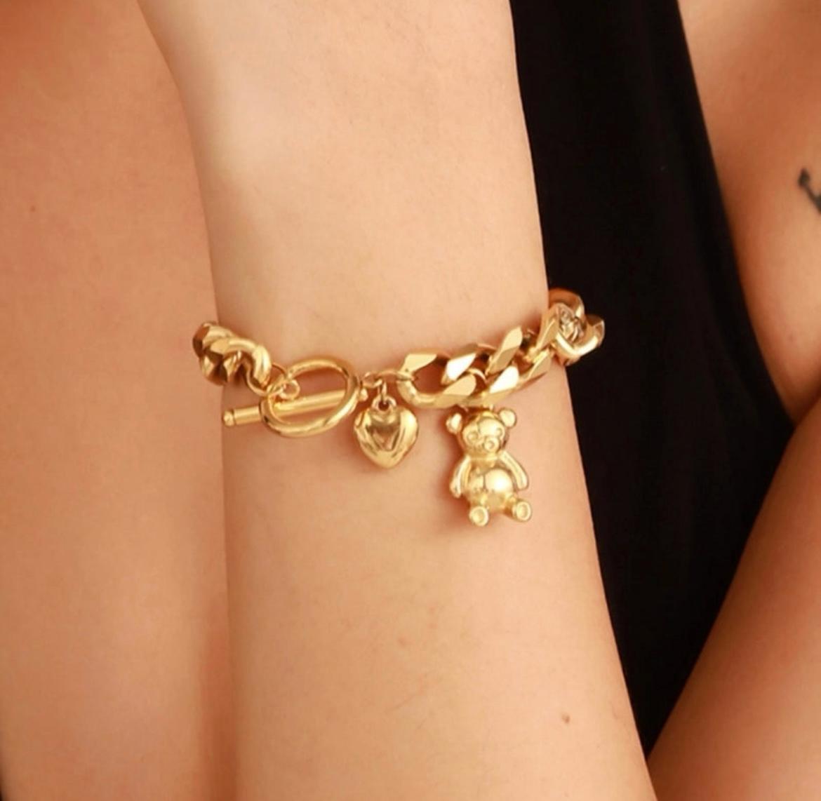 braccciale placcato oro 18k